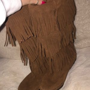 fringe boots